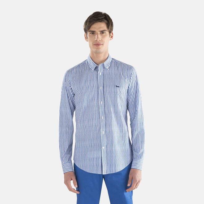 (image for) Outlet Online Shop Camicia a righe con interni a contrasto harmont & blaine shop online
