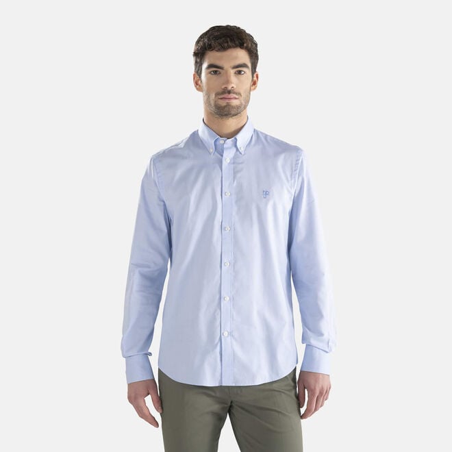 (image for) Camicia in cotone con contrasti interni Sale
