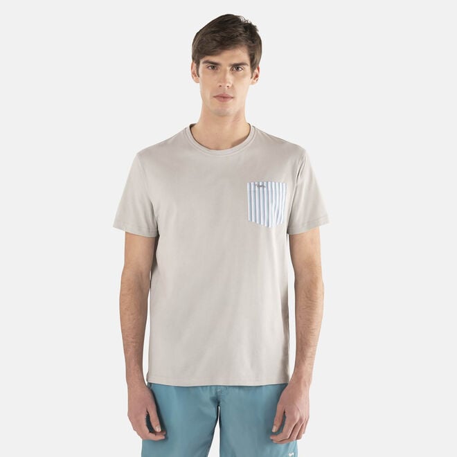 (image for) Shop Online T-shirt in cotone con taschino harmont and blaine outlet