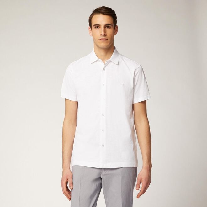 (image for) Polo in cotone stile camicia harmont & blaine outlet